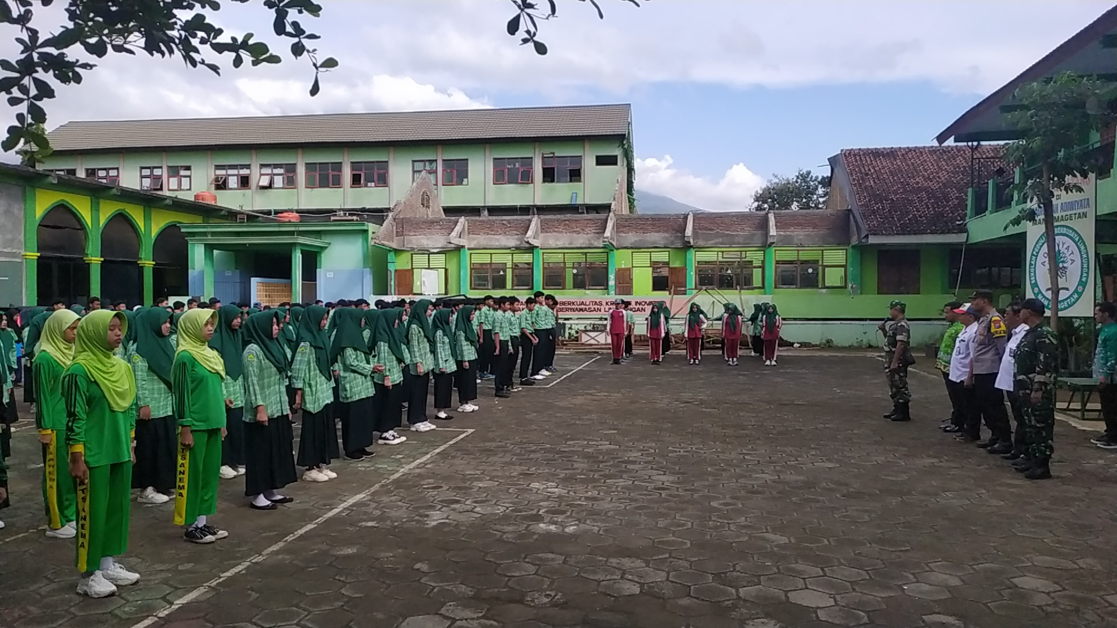 Seleksi calon Paskibraka  Kecamatan Panekan di MAN 3 Magetan