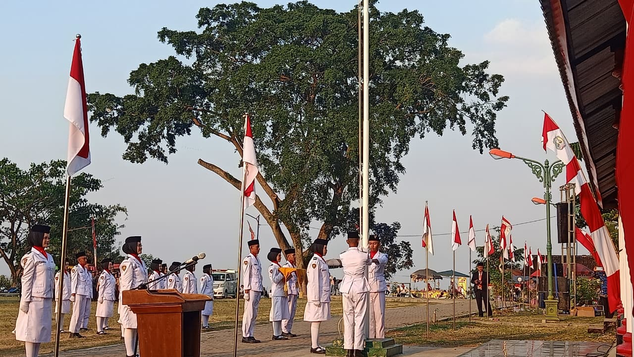 Penurunan Bendera 17 Agustus 2025 di Lapangan Panekan